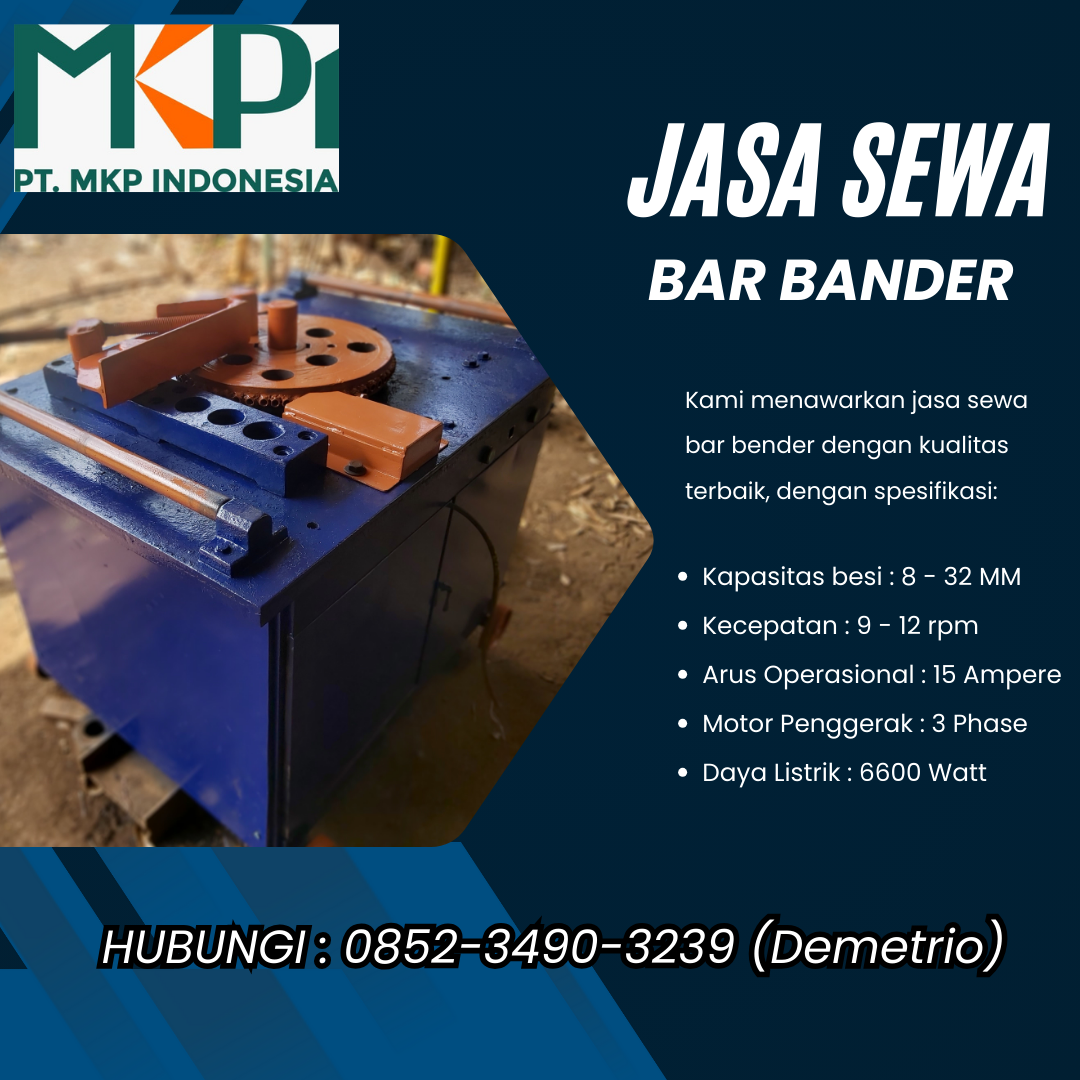 Sewa Bar Bender PALING MURAH