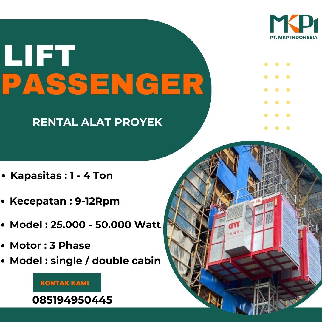 Sewa Lift Passenger 1 - 4 Ton 