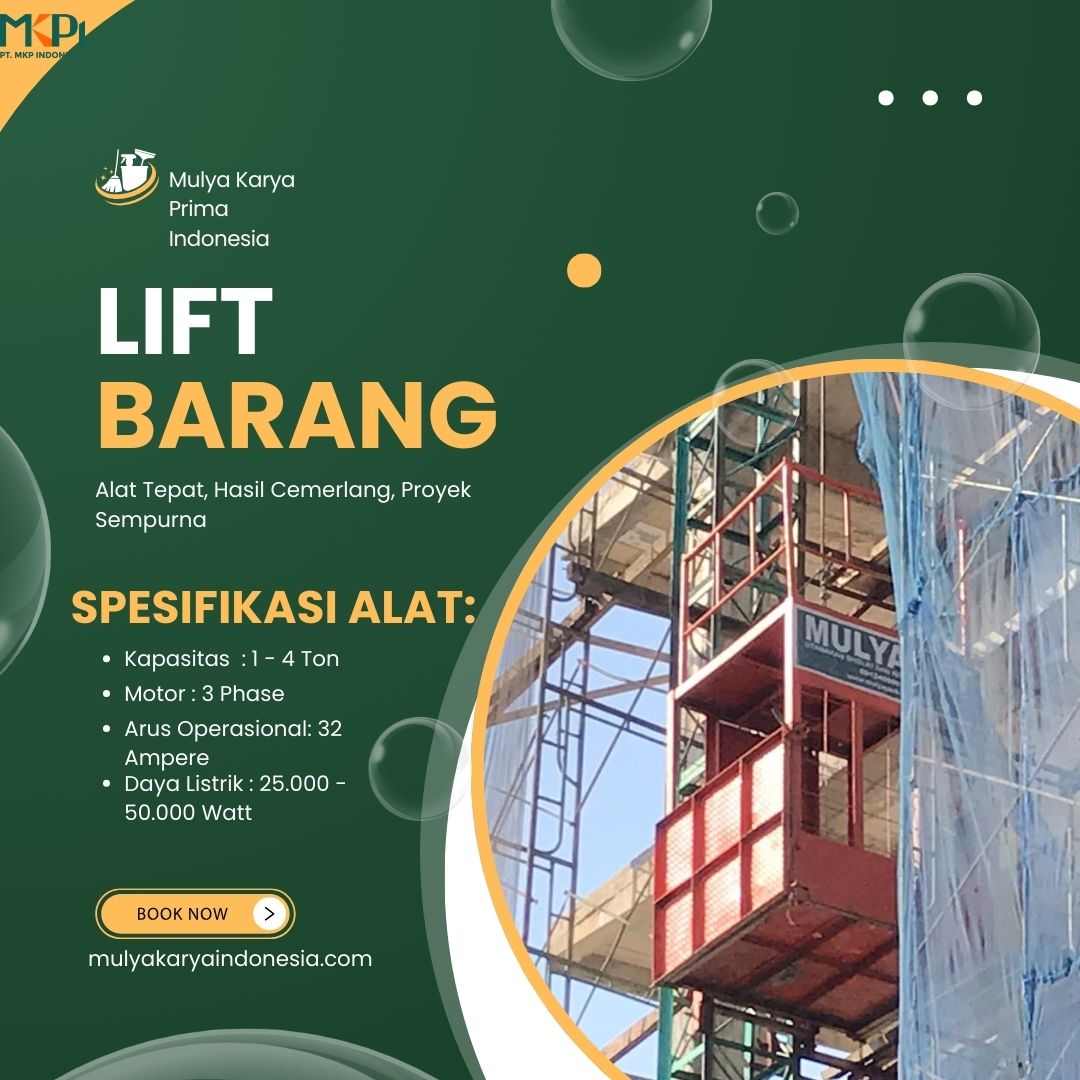 Sewa Lift Barang 1 - 4 Ton 