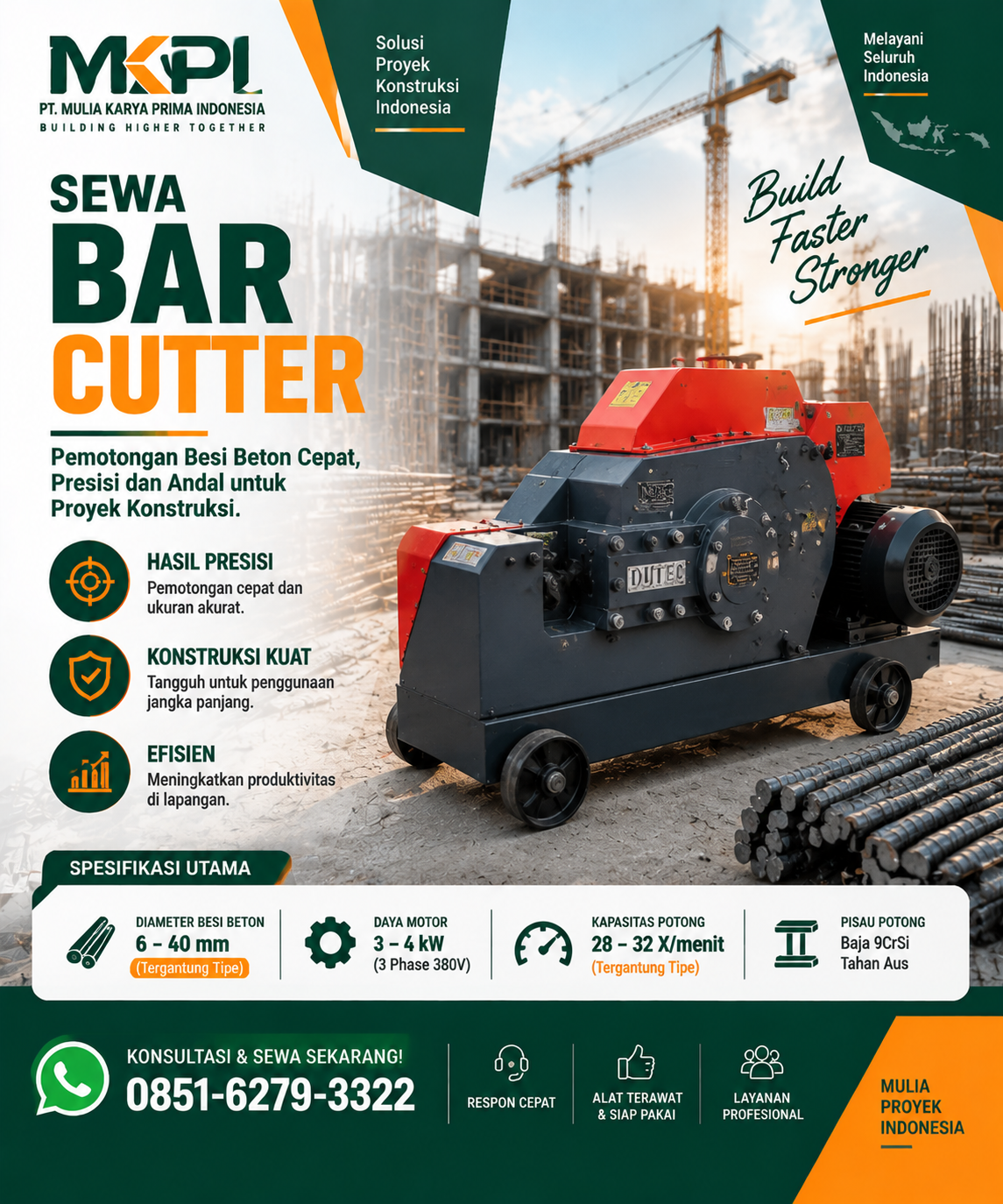 Sewa Bar Cutter